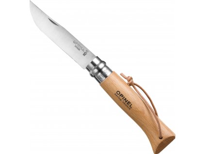 Opinel VRI N°08 Inox Adventurer natural kés