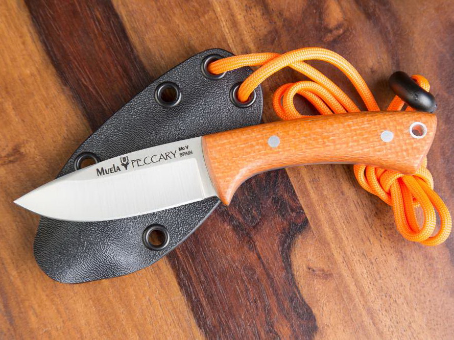 Muela Peccary Orange kés