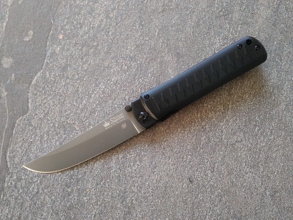 Kizlyar Supreme Whisper D2 TW Black kés