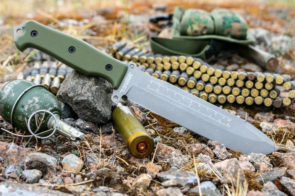 Kizlyar Supreme Survivalist X AUS-8 TW Olive G10