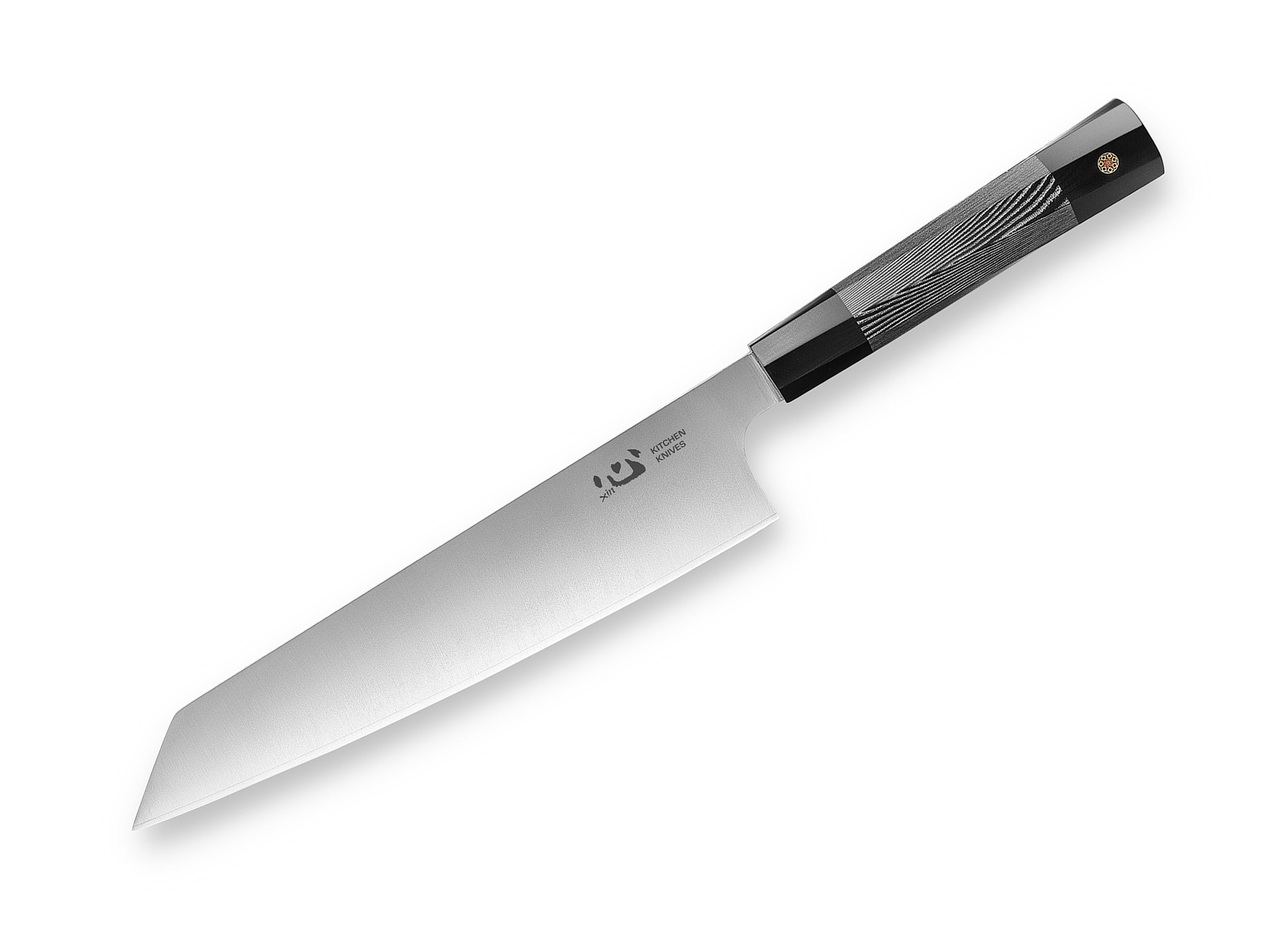 XIN Cutlery XinCare Kiritsuke White Black konyhakés