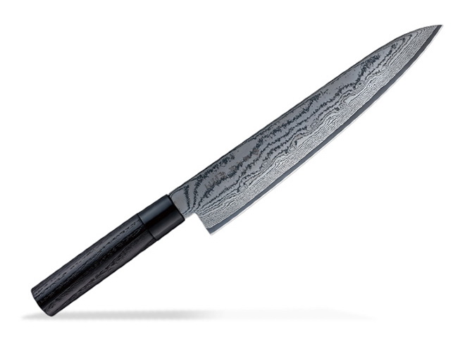 Tojiro Shippu Black Damascus Gyuto 27 cm FD-1596 Szakácskés