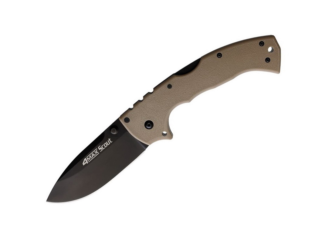 Cold Steel 4-Max Scout Desert Tan fekete kés