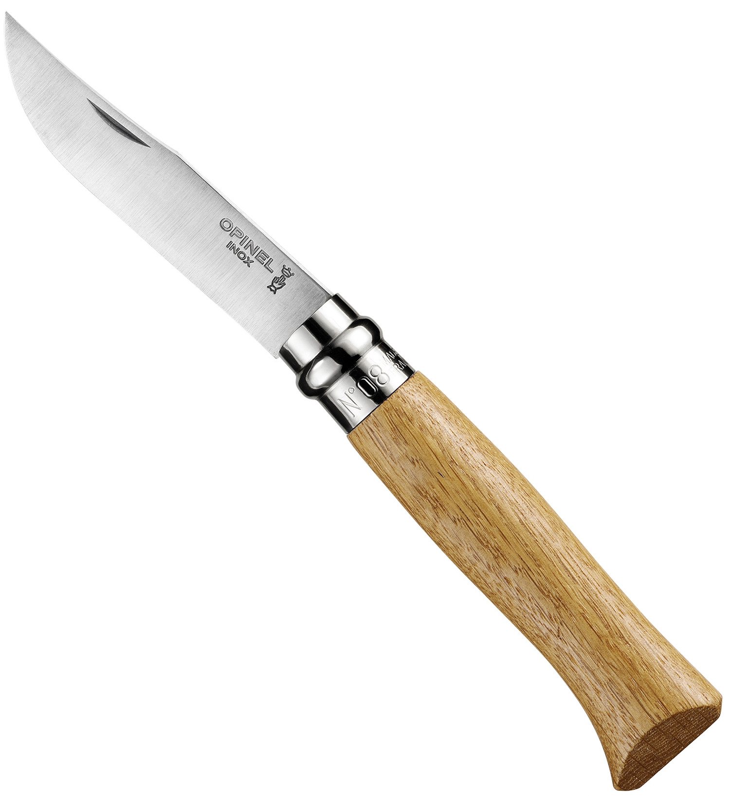 Opinel VRI N°08 Inox tölgyfa kés