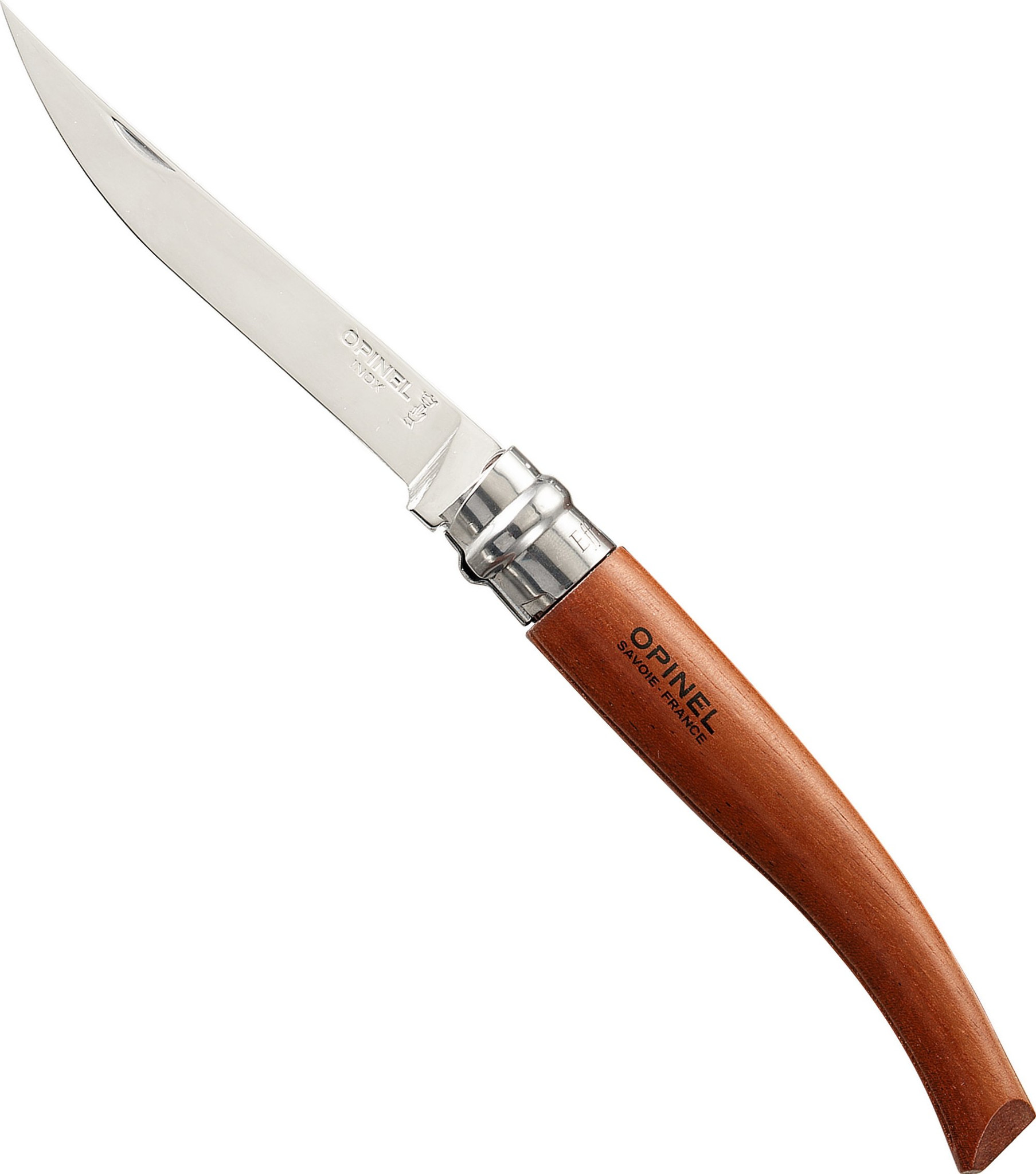Opinel VRI N°10 Inox Slim bubingafa kés