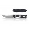 ANV P200 - Stonewash, Plain Edge, Leather Sheath Black