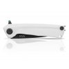ANV Z100 - DLC Black, G10 White, Liner Lock