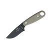 ESEE Izula II Black 1095 Green Canvas Micarta, Black Sheath kés