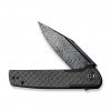 Civivi Cachet C20041B-DS1 Black Micarta Damascus Diamond Patterned