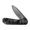 Civivi Elementum C907C-DS1 Golden Shred Carbon Fiber Damascus kés