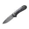 Civivi Elementum C907C-DS2 Silvery Shred Carbon Fiber Damascus kés