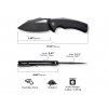 Civivi BullTusk C23017-1 Black Coarse G10 kés