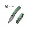 Civivi Qubit C22030E-DS1 Damascus kés