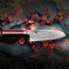 KAI Shun Classic Red Wide Santoku konyhakés19 cm DM-0717RD