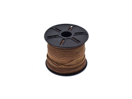 27871 kozena snurka semisova olivovozelena plocha 3 mm 66794