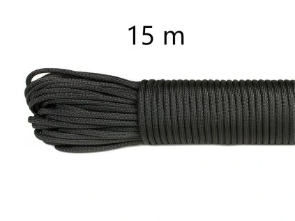 28889 paracord 016 black 15 m