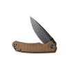 14316 3 noz civivi brazen c2102ds 1 brown micarta damascus
