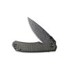 14322 3 noz civivi brazen c2102ds 3 dark green micarta damascus
