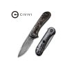 14328 1 noz civivi elementum c907c ds3 copper shred carbon fiber damascus