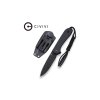 16693 2 noz civivi elementum fixed blade c2105a black g10