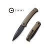 21744 6 noz civivi caetus c21025c 3 green burlap micarta