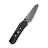 23350 6 noz civivi vision fg c22036 ds2 damascus black canvas micarta
