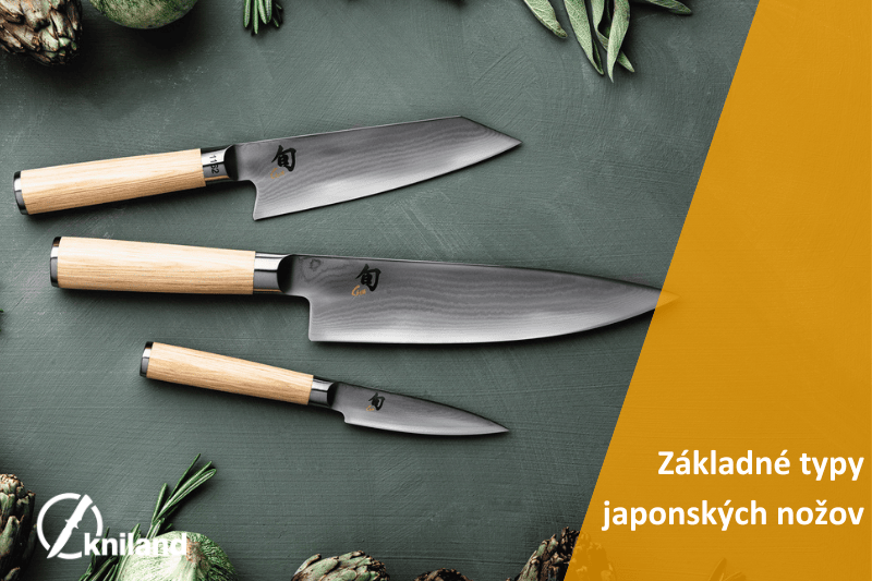 Základné typy japonských nožov