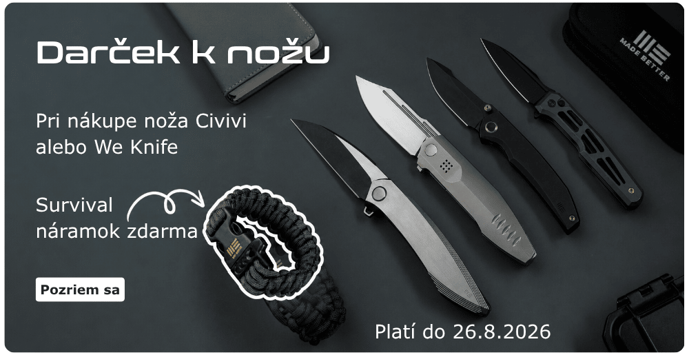 Paracord survival náramok ako darček