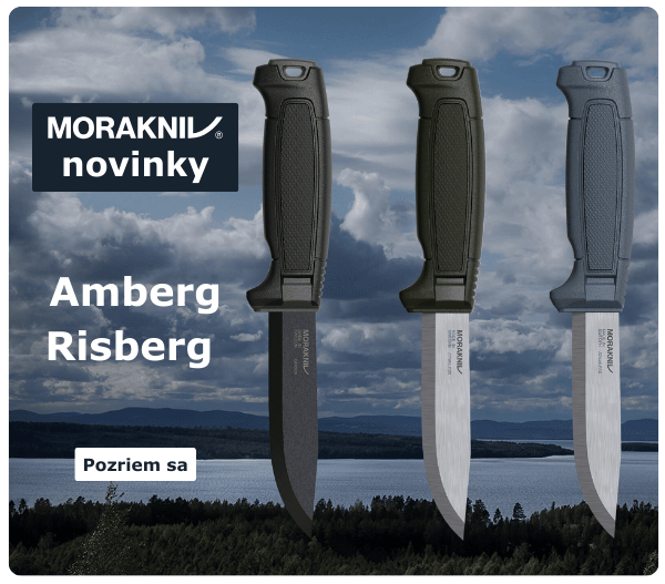 Morakniv novinky 2026, Risberg, Amberg