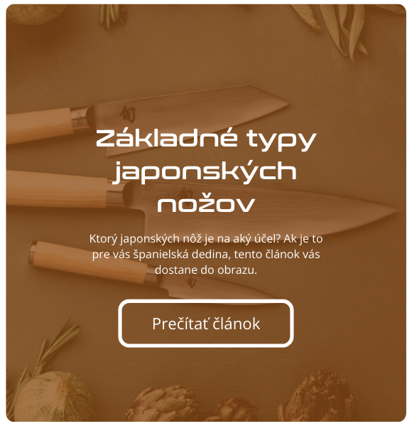 Základné typy japonských nožov