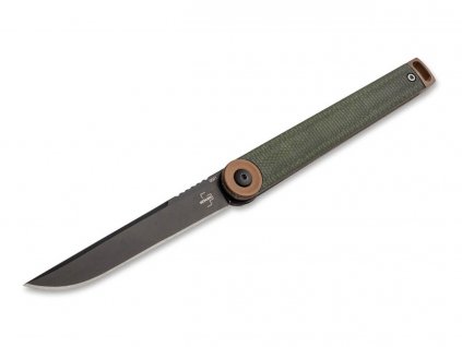 Boker Plus Kaizen Green Canvas Micarta 01BO391 1