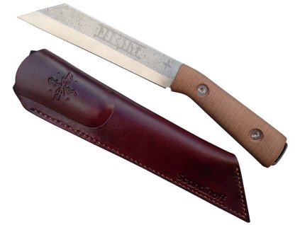 scandinoff valknut new age brown micarta SCA NS KN VNAO 1