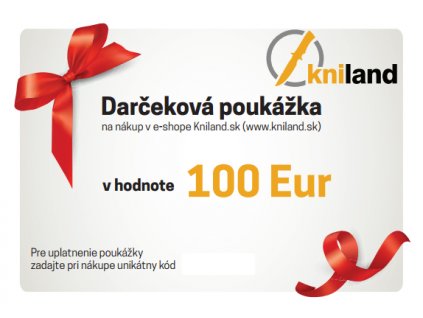 darcekova poukazka noze 100 eur