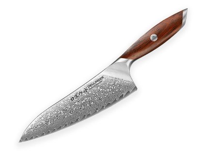 Dellinger XZ X01 CS RW Rosewood Gyuto Damascus 21 cm 1