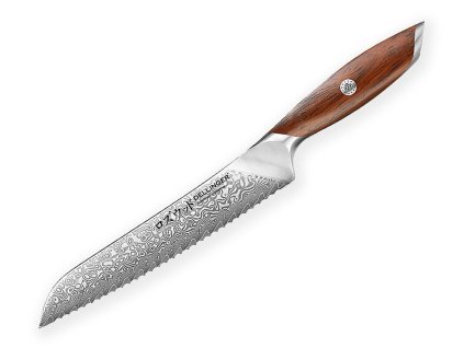 Dellinger XZ X01 MB RW Rosewood Bread Damascus na chlieb 21 cm 1