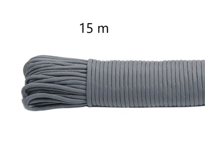 Paracord 030 Dark Grey 15 m