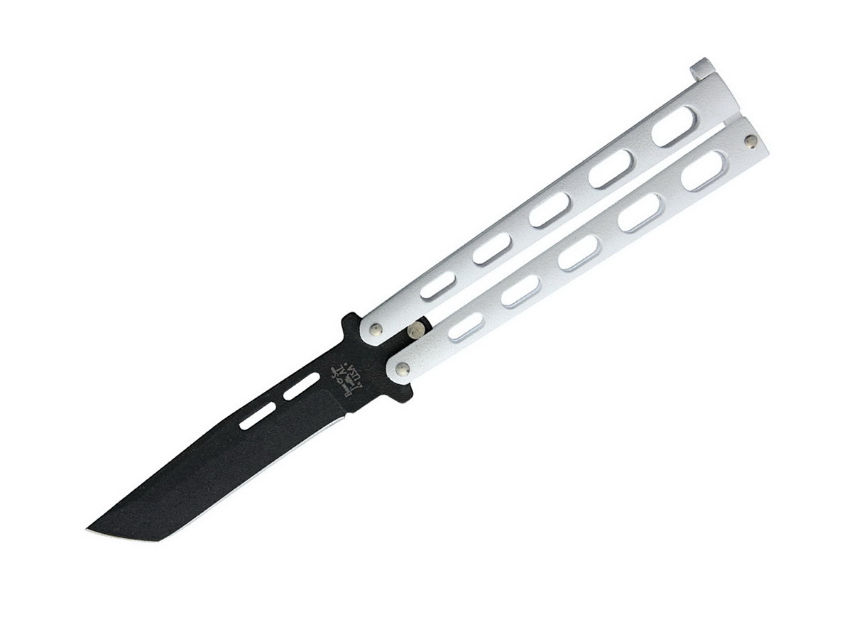 Nôž Bear & Son 115 Butterfly 1095 Tanto White