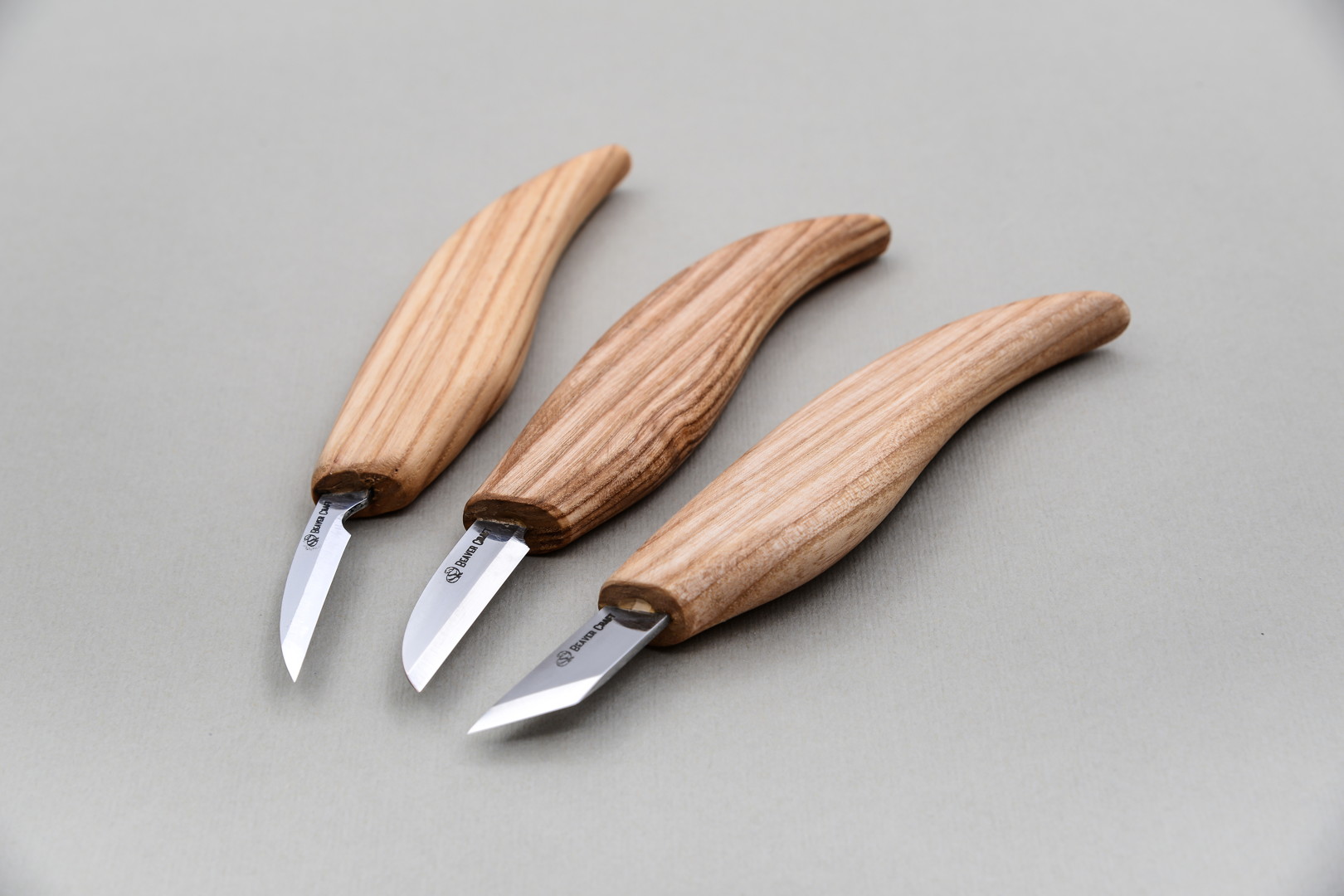 BeaverCraft Wood Carving Set S12 Starter Set 3 nože