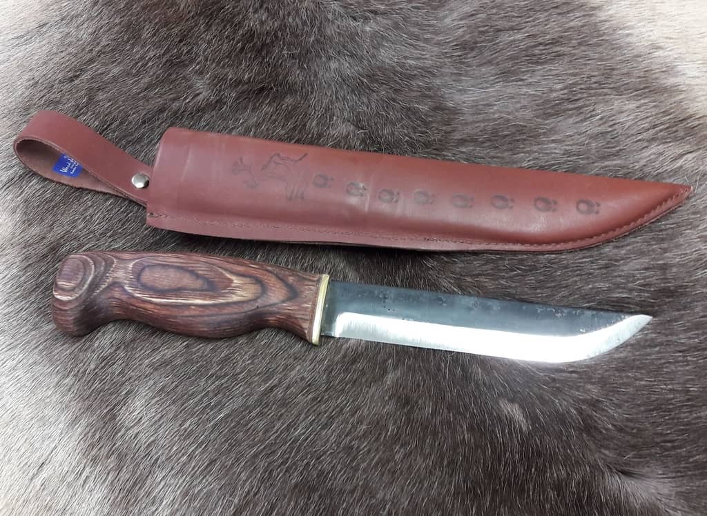 Nôž Wood Jewel KarhuLeuku hnedý