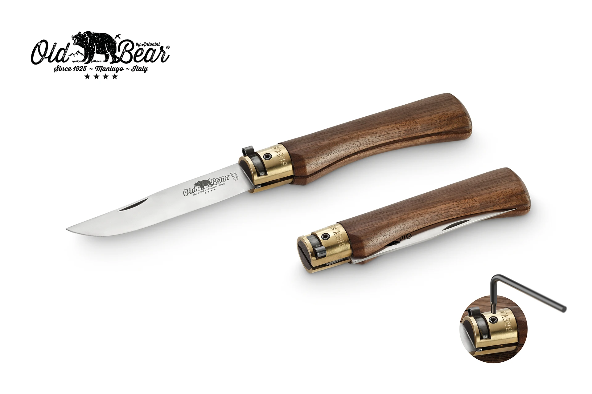 Nôž Old Bear Walnut XL