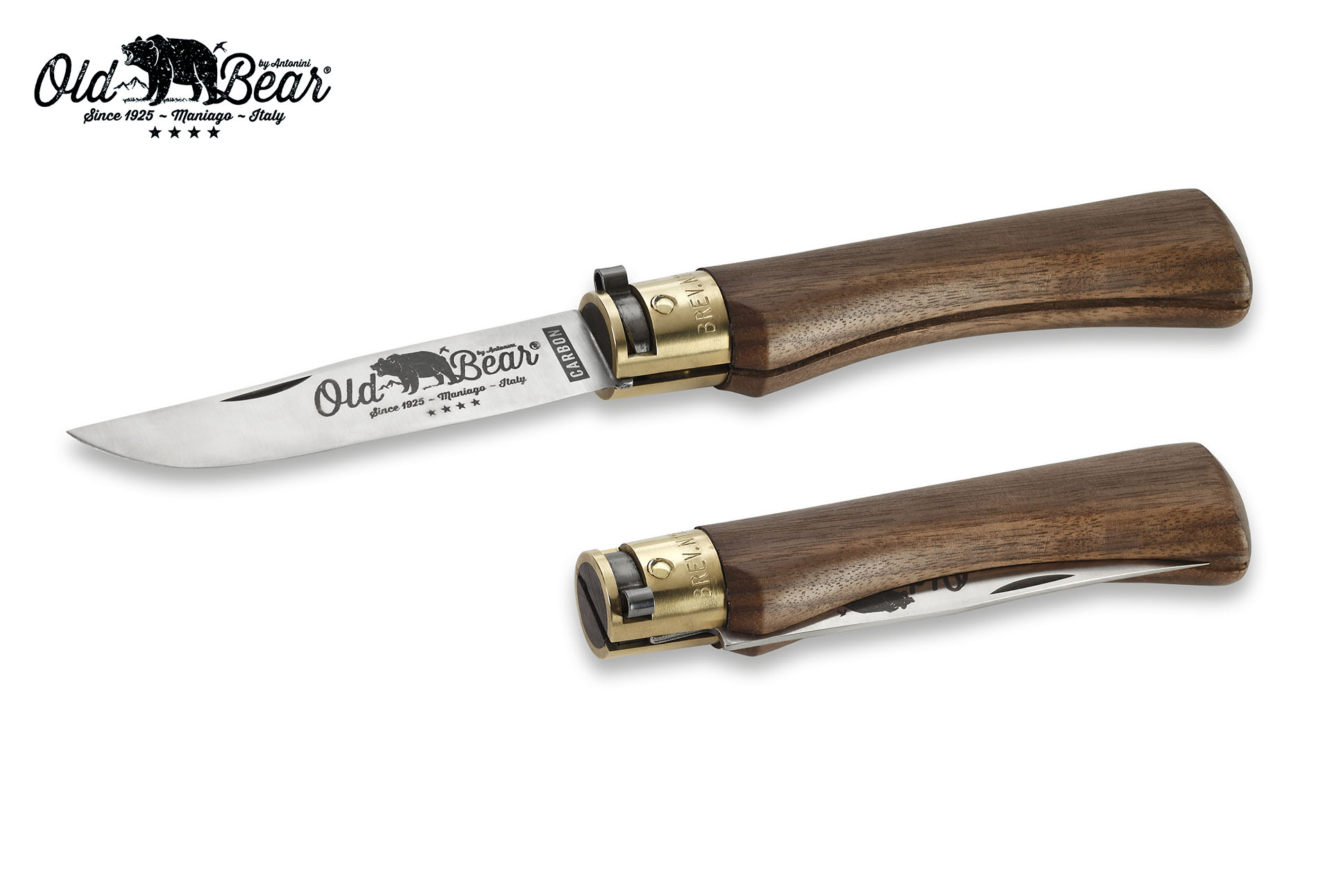 Nôž Old Bear Walnut XL Carbon