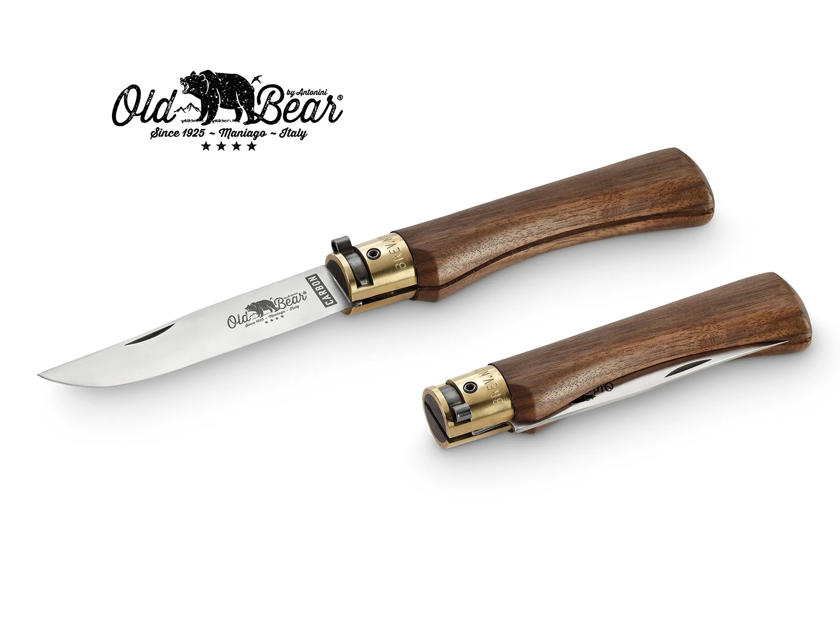 Nôž Old Bear Walnut XL Carbon