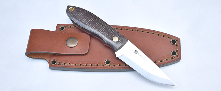 NKD - Nordic Knife Design Nôž NKD Lizard 75 Bison Micarta