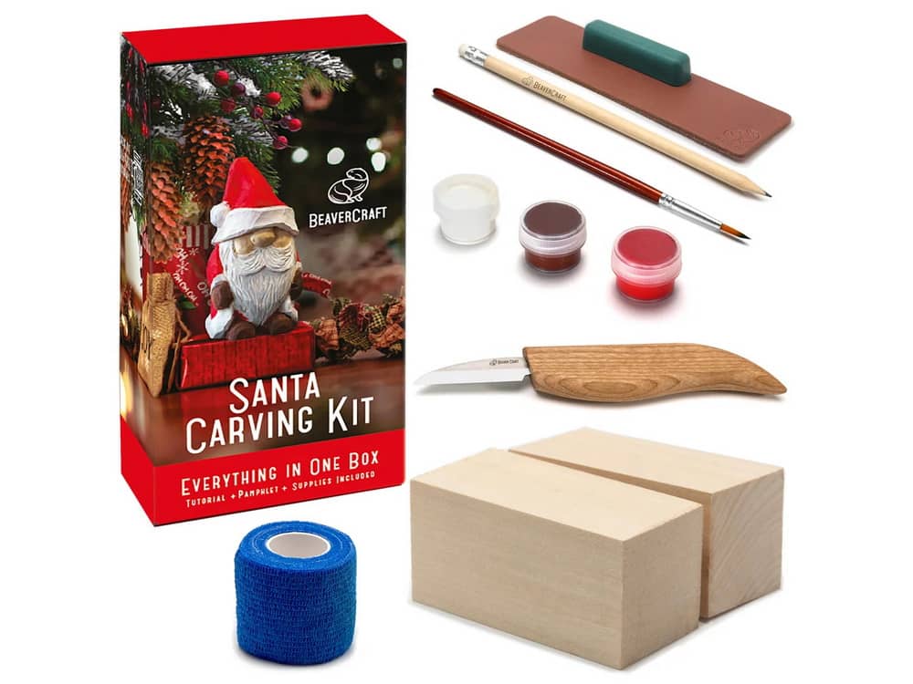 Rezbárska sada BeaverCraft DIY06 pre začiatočníkov Santa