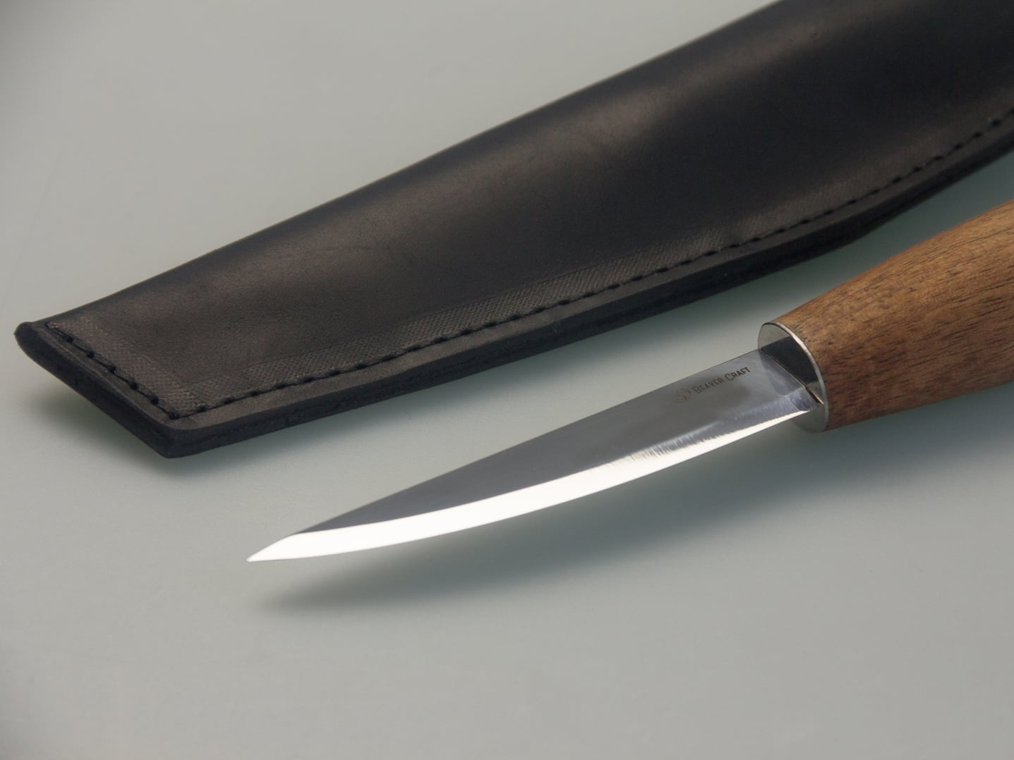 BeaverCraft C4X Sloyd, orechová rukoväť + puzdro