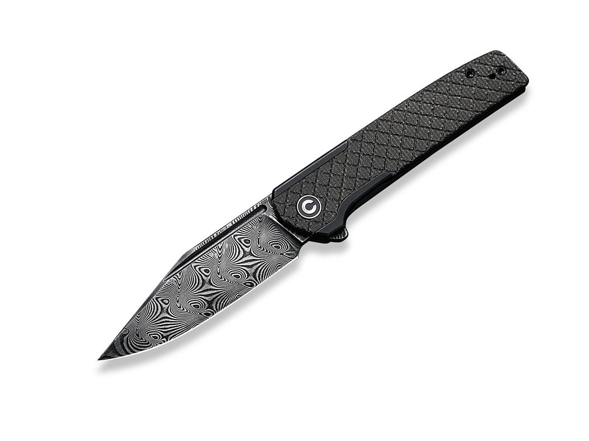 E-shop Civivi Cachet C20041B-DS1 Black Micarta Damascus Diamond Patterned