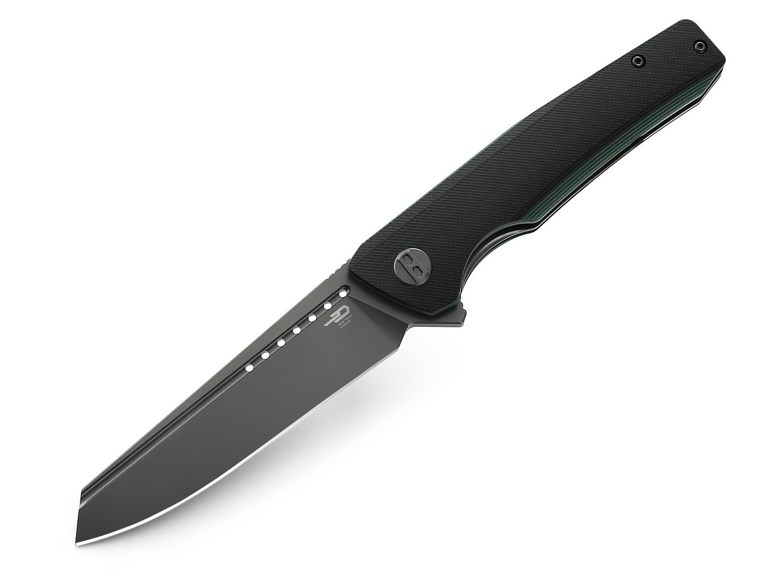 E-shop Bestech Slyther BG51D Black & Green G10 Sandvik 14C28N