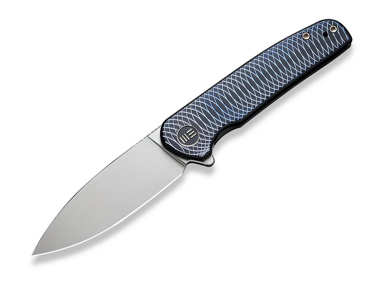 Nôž We Knife Shakan WE20052C-1 Blue Titanium CPM20CV