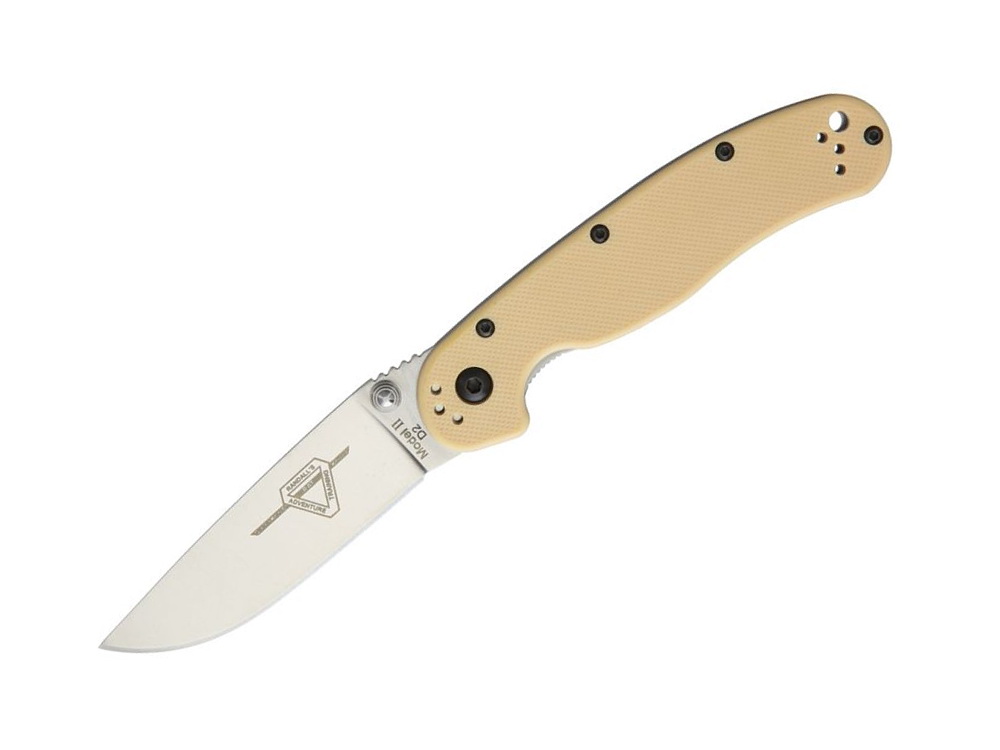 Ontario RAT II Linerlock Desert Tan D2 ON8828DT