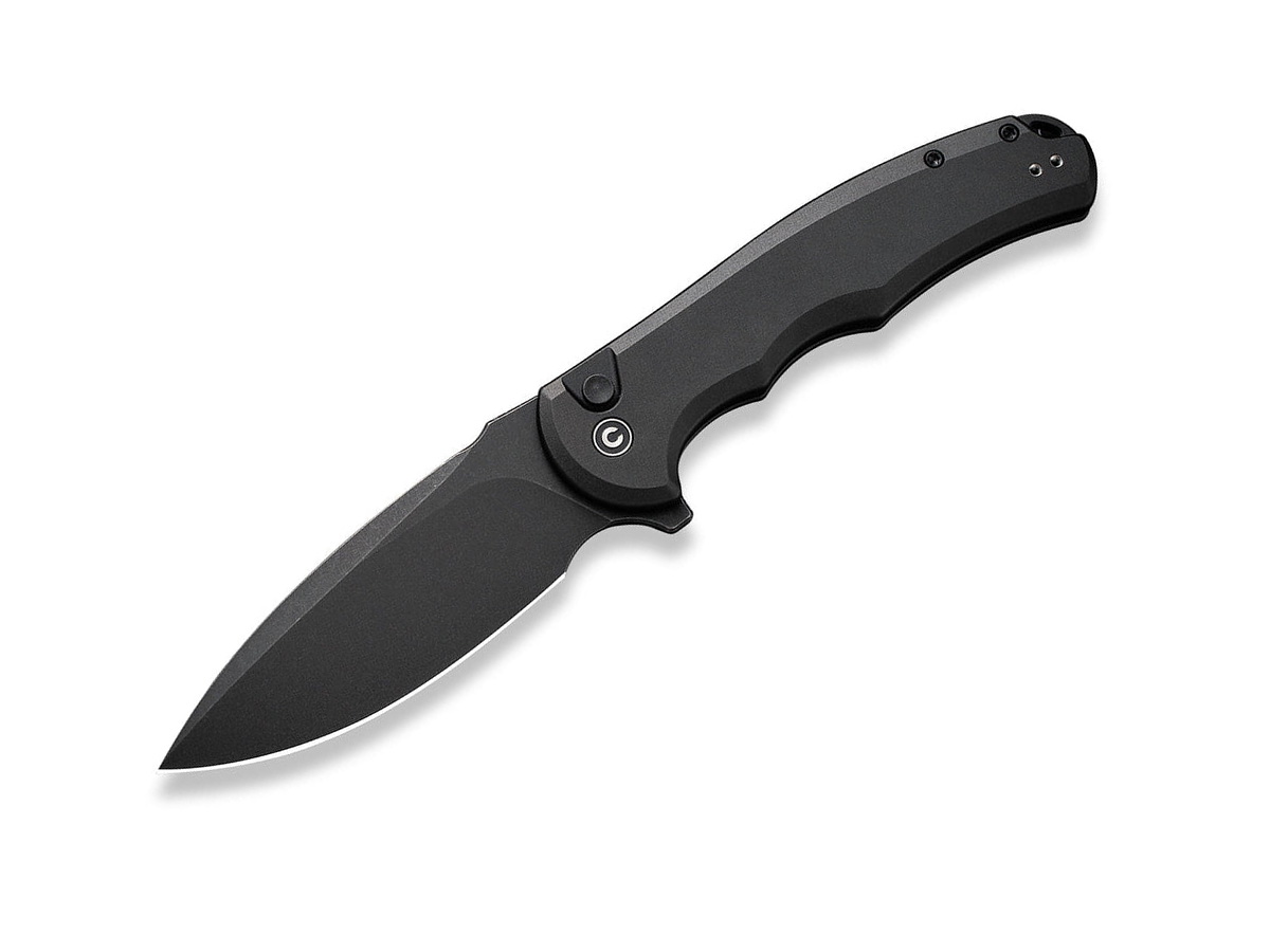 Civivi Button Lock Praxis Nitro-V Black Aluminum C18026E-1